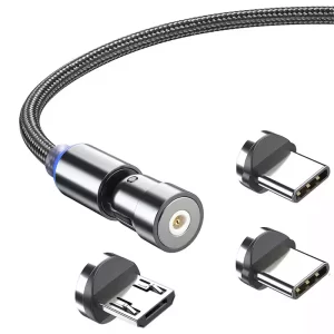 LDNIO 360+180 Rotation Magnetic Cable-2