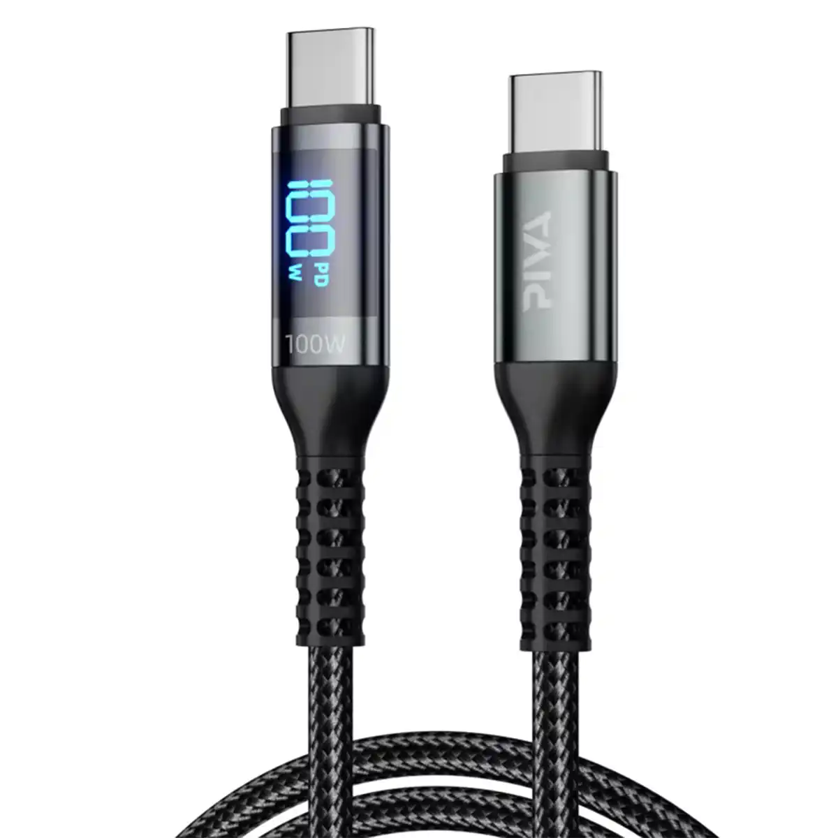 کابل شارژ گیمینگ تایپ سی PD100w مانیتور دار پیوا Piva Cable کابل شارژ گیمینگ تایپ سی PD100w مانیتور دار پیوا Piva Cable