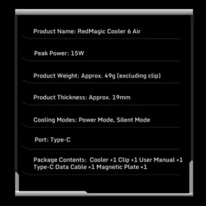 RedMagic Cooler 6 Air-9