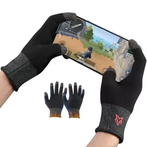Sarafox G01 Silver Fiber Game Gloves